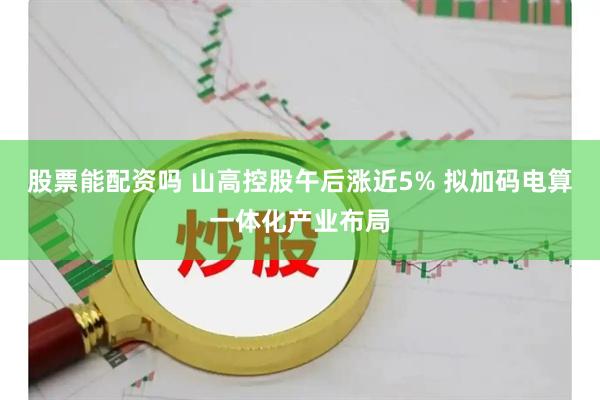 股票能配资吗 山高控股午后涨近5% 拟加码电算一体化产业布局